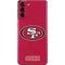 NFL San Francisco 49ers Distressed Galaxy S21 Plus 5G Skin